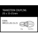 Marley Philmac Transition Coupling 20 x 15-21mm - MM331.20.15.21